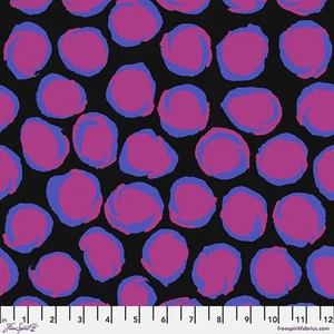 NEW! KAFFE FASSETT BRANDON MABLY TWIST BM102 BLACK GEOMETRIC FABRIC HALF YARD - Picture 1 of 1