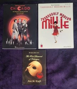 Musical Book Lot (Chicago/Thoroughly Modern Millie/The Opera Ghost Lives) - Picture 1 of 20