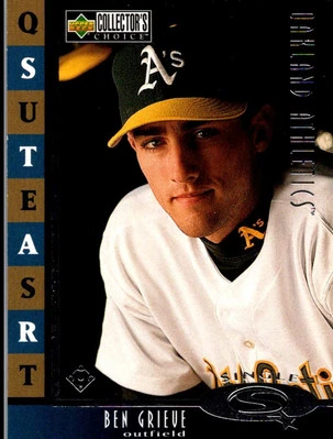 1998 Collector's Choice StarQuest Single Ben Grieve Oakland Athletics #SQ23 - Image 1 of 2