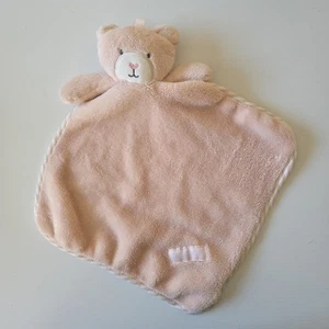 Baby Baby Berry Pink Bear Comforter Plush Baby Lovey Security Blanket Soft - Picture 1 of 4