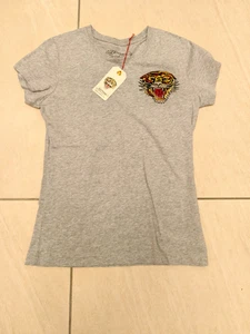 ++ Ed Hardy by Christian Audigier Tiger Kurzarm Damen T-Shirt ca. DE Gr. S/M ++ - Bild 1 von 3