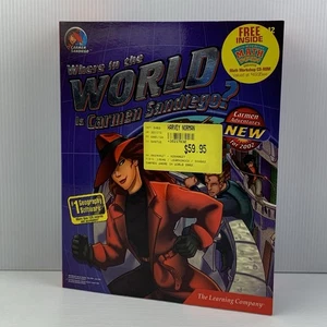 Where In The World Is Carmen Sandiego? Big Box 2001 PC CD ROM Geography Game - Picture 1 of 15