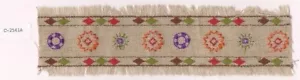 Bestickter Aufnäher mit Southwestern Argyle Kreismuster - Bild 1 von 1
