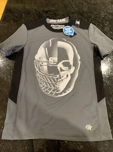 Epic Game Brothers Boys Cool Gear Shirt w Glow In The Dark Skeleton Face Size 6 - Picture 1 of 7