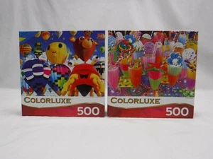Rompecabezas de 500 piezas Colorluxe lote completo de 2 batidos y globos aerostáticos - Imagen 1 de 7