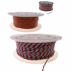 PVC 3-Wege Servodraht Kabel 20 22 26 28 32 AWG flach oder verdreht JR Hitec Futaba - Bild 1 von 17