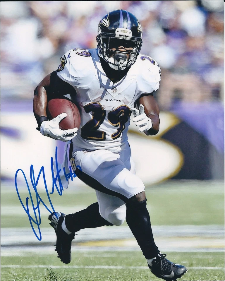 Autographed JUSTIN FORSETT  Baltimore Ravens 8x10 Photo w/COA - Image 1 of 1