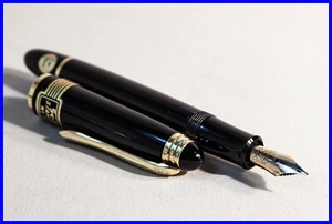 1950's GEHA 760 Standard Kolben Füller Reservetank mit M 14K Gold Feder - Bild 1 von 8