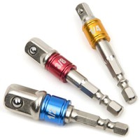 3Pcs/Set Hex Drill Bit Socket Adapter Drive Electric Impact Driver 3 Size FT