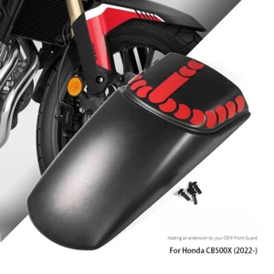 Motorcycle Fender Extender Extension for Honda CB500X 2022- Front Wheel Mudguard - Picture 1 of 6