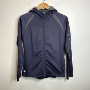 Stormtech Women’s Dark Purple Light Weight Zip Up Jacket with hood M - Picture 1 of 7