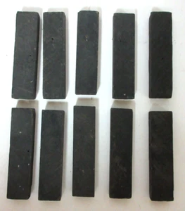 O SCALE 10pcs BLACK RAIL ROAD TIES 3 2/8" LONG X .75" WIDE - Picture 1 of 1