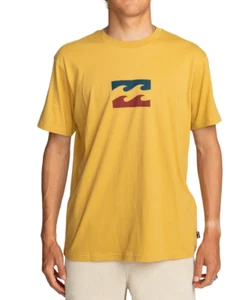 CAMISETA PARA HOMBRE BILLABONG. CAMISETA NUEVA TEAM WAVE DORADA MANGA CORTA ALGODÓN DOBLE S24 - Imagen 1 de 5