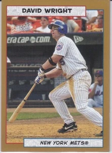 DAVID WRIGHT ROOKIE CARD New York Mets BAZOOKA GOLD CHUNKS VERSION Baseball RC! - Bild 1 von 2