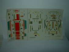 PLANCHE  DÉCALCOMANIE  SOLIDO 1/43  FIAT 131 ABARTH     