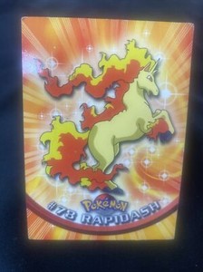 Rapidash 78 Topps Series 2 Holo Foil Pokémon Card Blue Logo HP