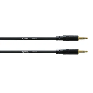 Cordial Essentials REAN 2x Plug 3.5mm Stereo Gold (1.5m) CFS15WW - AUX Cable - Picture 1 of 2
