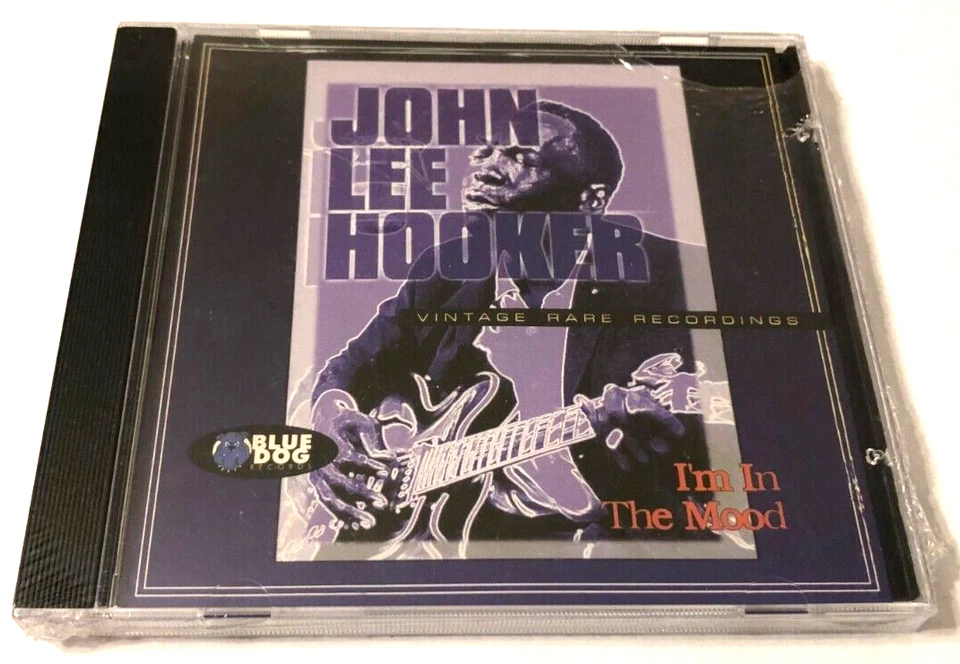 JOHN LEE HOOKER I'm in The Mood Blue Dog Records Vintage Rare Recordings CD New - Imagem 1 de 2