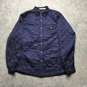 Criquet Steppjacke Herren Large L Navy Diamond Pearl Snap Western Hemd Jac - Bild 1 von 12