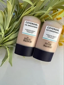 2X Covergirl CG Smoothers Hydrating Makeup Natural Ivory #715 - 30 ml each - Picture 1 of 1