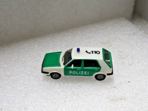 1/87 HO TRAIN SCALE HERPA VW VOLKSWAGEN GOLF POLIZEI POLICE CAR - Picture 1 of 4