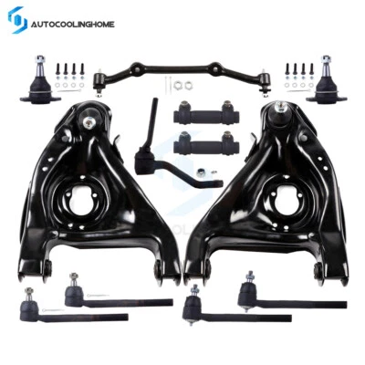 12x Front Lower Control Arms Tie Rod 2WD For 1996-2003 Chevrolet S10 GMC Sonoma - Image 1 of 4