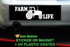 Farm Life 10 x 3 Bumper Sticker