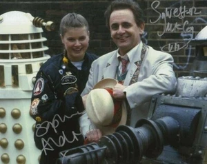 Doctor Who Autograph: SYLVESTER McCOY & SOPHIE ALDRED Signed Photo - Picture 1 of 1