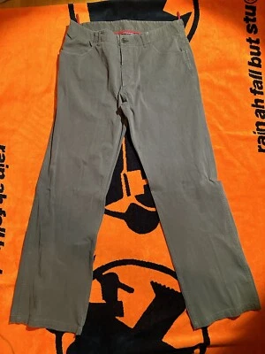 Size 50-32/33-Prada Dress Stretch Pants- Brown - Image 1 of 4