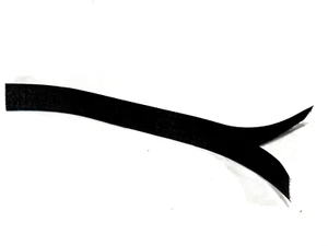 Black Sew-on Hook and Loop Tape 1-inch-wide Fastener System Tape | 5 Yards - Picture 1 of 4