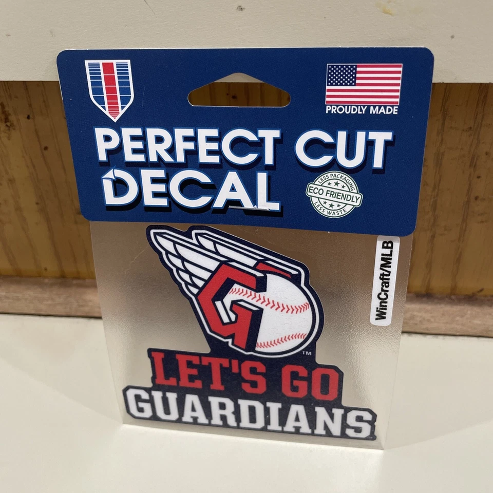 Cleveland🔥 Guardians🔥 decal Perfect Cut 4x4 baseball MLB Cleveland Indians⚾️ - Image 1 of 1