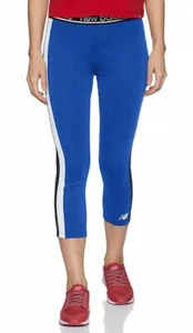 New Balance Accelerate Capri 2.0 Tights Women’s Sz LARGE Blue/Black WP91133 NWT - Picture 1 of 9