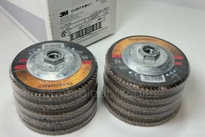 10 Qty 3M Cubitron II 967A T27 Flap Ceramic Grinding Disc 40 Grit 4.5 x 5/8-11 - Picture 1 of 6