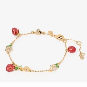 Kate Spade Strawberry Fields Bettelarmband Designer Schmuck Neu mit Etikett - Bild 1 von 13