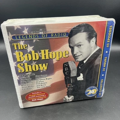 VINTAGE The Bob Hope Show Legends of Radio 20 Cassette Tape Box Set, 40 EPISODES - Image 1 of 4
