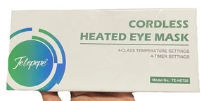 Maschera Occhi Riscaldata per Occhi Secchi, Impacco Occhi Caldo Senza Fili, 4 Livelli di Calore, 4-Le... - Foto 1 di 2