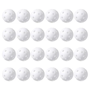 24 Pcs Hollow Perforated Plastic Lightweight Training for Golf - Picture 1 of 12