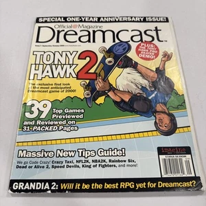 Official Dreamcast Magazine Issue 7: September/October Tony Hawk Vtg No Disc - Picture 1 of 3
