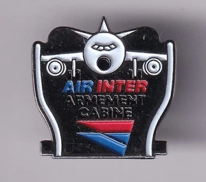RARE PINS PIN'S .. AVION PLANE AIRLINES COMPAGNIE AIR INTER ARMEMENT CABINE ~GA - Picture 1 of 1