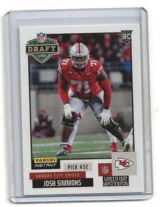 2025 Panini Instant Josh Simmons NFL Draft Night LP Rookie Card /737 - Bild 1 von 2