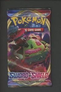 Pokemon Sword & Shield SEALED Booster Pack Gigantamax Snorlax on Front - Picture 1 of 2
