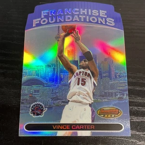 Vince Carter 2000 Topps Bowman Franchise Foundation Die-Cut Card #FF08. Raptors - Picture 1 of 2