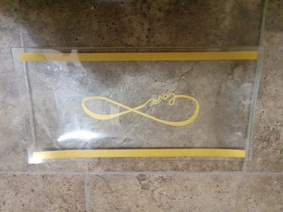 Love Glass Table Top Piece - Image 1 of 3