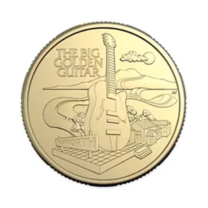 2025 Aussie Big Things $1 " The Golden Guitar " - Picture 1 of 3