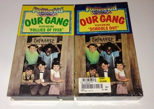 Our Gang Volume 1 Follies Of 1938 & Volume 2 Schools Out (VHS, 1987) Read Descri - Imagen 1 de 6