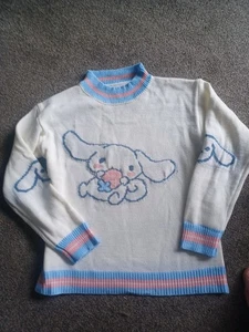 Cinnamoroll Wool Blend Sweater Size 12 - 14  Brand New, Kawaii Pastel Jumper - Picture 1 of 1