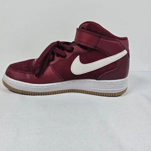 Nike Air Force 1 Mid '07 Team Red 315123-608 Leather Suede Sneakers Men Size 8 - Picture 1 of 14
