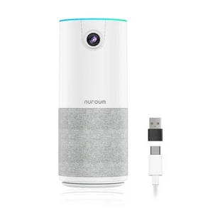 C10 Conference Webcam with Microphone Speaker, Portable All-in-1 Design, 1080... - Picture 1 of 8