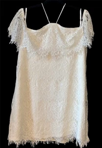 City Chic Plus Devotion schulterfreies Spitzenkleid cremeweiß Gr. M 18 neu mit Etikett - Bild 1 von 8