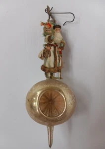 Antique Victorian Indent Santa Claus Die-Cut Christmas Ornament - Picture 1 of 6